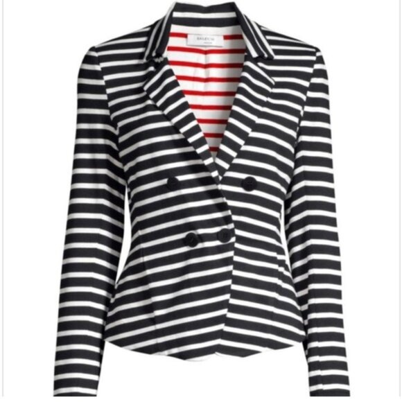 Bailey 44 de vivre venice stripe jacket navy size medium - Picture 1 of 8